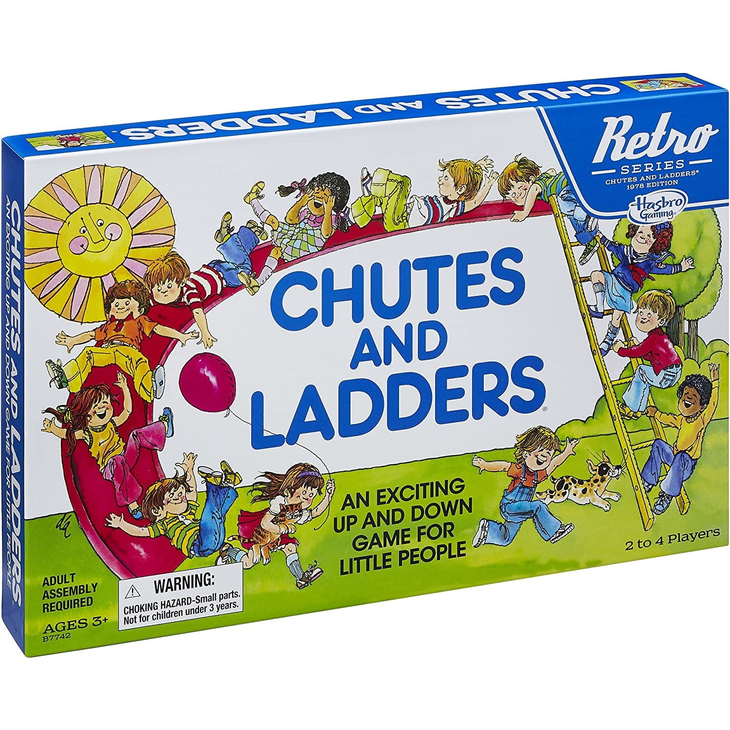 Chutes and Ladders 4 Players Board Game