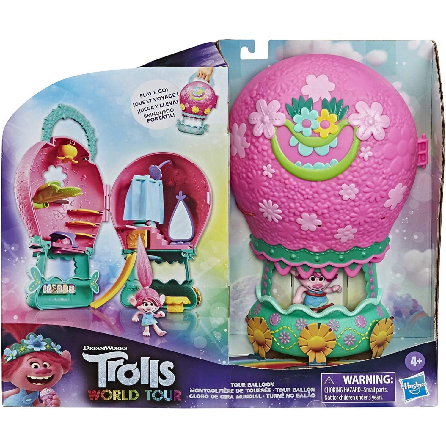 Polly Pocket & DreamWorks Trolls Compact Playset with Poppy