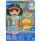 Hasbro Baby Alive Snackin Shapes Baby, Brown Hair