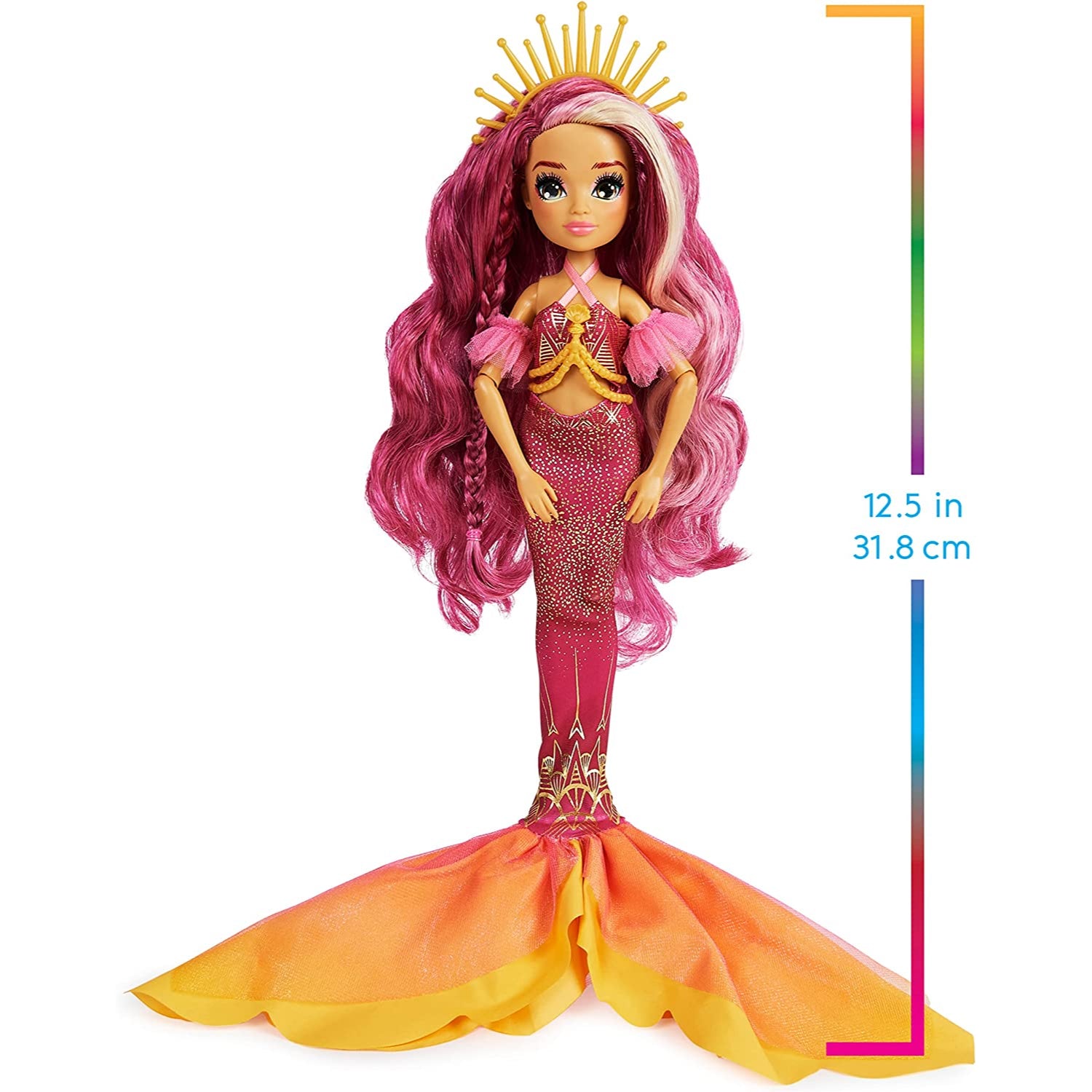 Spin Master MERMAID HIGH, Spring Break Searra Mermaid Doll & Accessories with Removable Tail