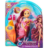 Spin Master MERMAID HIGH, Spring Break Searra Mermaid Doll & Accessories with Removable Tail