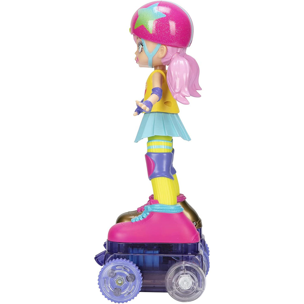 Rock N Rollerskate Doll Rainbow Riley Light Up Remote Control Rollersk ...