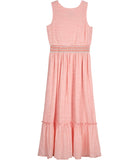 Amy Byer Girls' Ruffled Maxi Dress