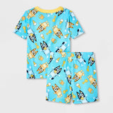 Bluey Boys 12-24 Months 4-Piece Cotton Pajama Set
