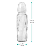 evenflo vented plus bottles Evenflo Feeding Glass Premium Proflo Vented Plus Bottles, Clear, 8 Oun – S&D Kids
