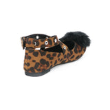 Olivia Miller Girls 11-5 Ballet Flats with Pom-Pom