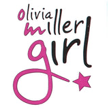 Olivia Miller Girls 11-5 Shimmer Sandal with Bow Flat Slip on Sandal Summer Shoes
