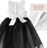 Cyndeelee Girls 4-16 Sleeveless Embroidered Floral Pearl Accent Dress