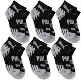 PUMA Toddler Boys 6-Pack Quarter Sock