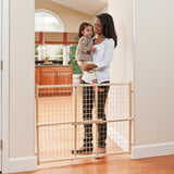 Evenflo Position and Lock Wide Doorway Gate, Tan