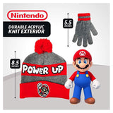 Nintendo Boys 4-7 Mario Hat Glove Set