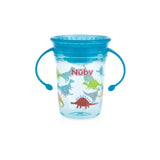 Nuby Tritan No Spill 2 Handle 360º Printed Wonder Cup, 8 oz