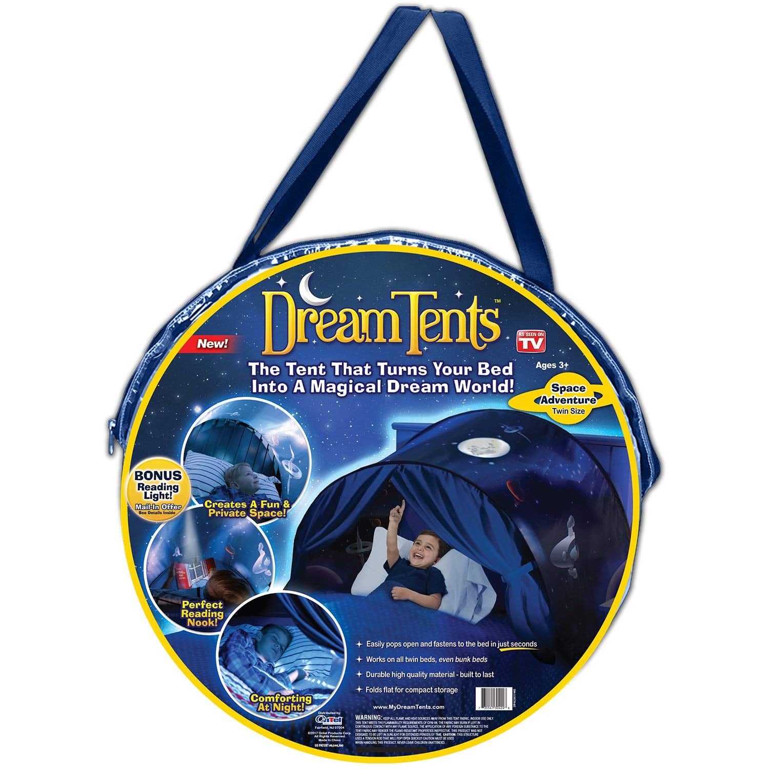 Ontel DTSA-CD12 Dream Tents Space Adventure – S&D Kids