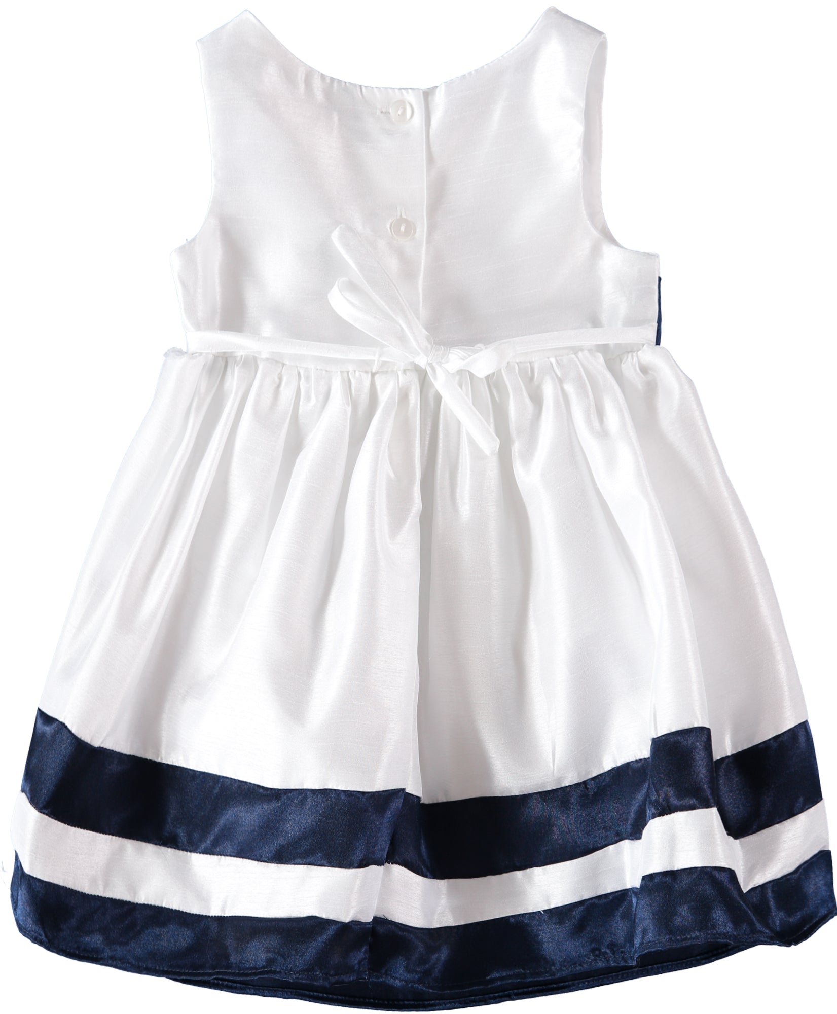 Youngland Girls 0-9 Months Bow Nautical Dress