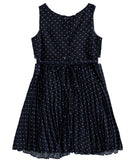 Youngland Girls Dot Pleated Shrug Dress