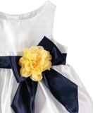 Youngland Girls 2T-4T Bow Nautical Dress