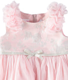 Bonnie Baby Girls 12-24 Months Jacquard Mesh Dress
