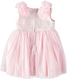 Bonnie Baby Girls 12-24 Months Jacquard Mesh Dress