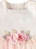 Bonnie Jean Girls 12-24 Months Floral Mesh Ballerina Dress