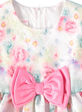 Bonnie Jean Girls 12-24 Months Floral Bow Dress