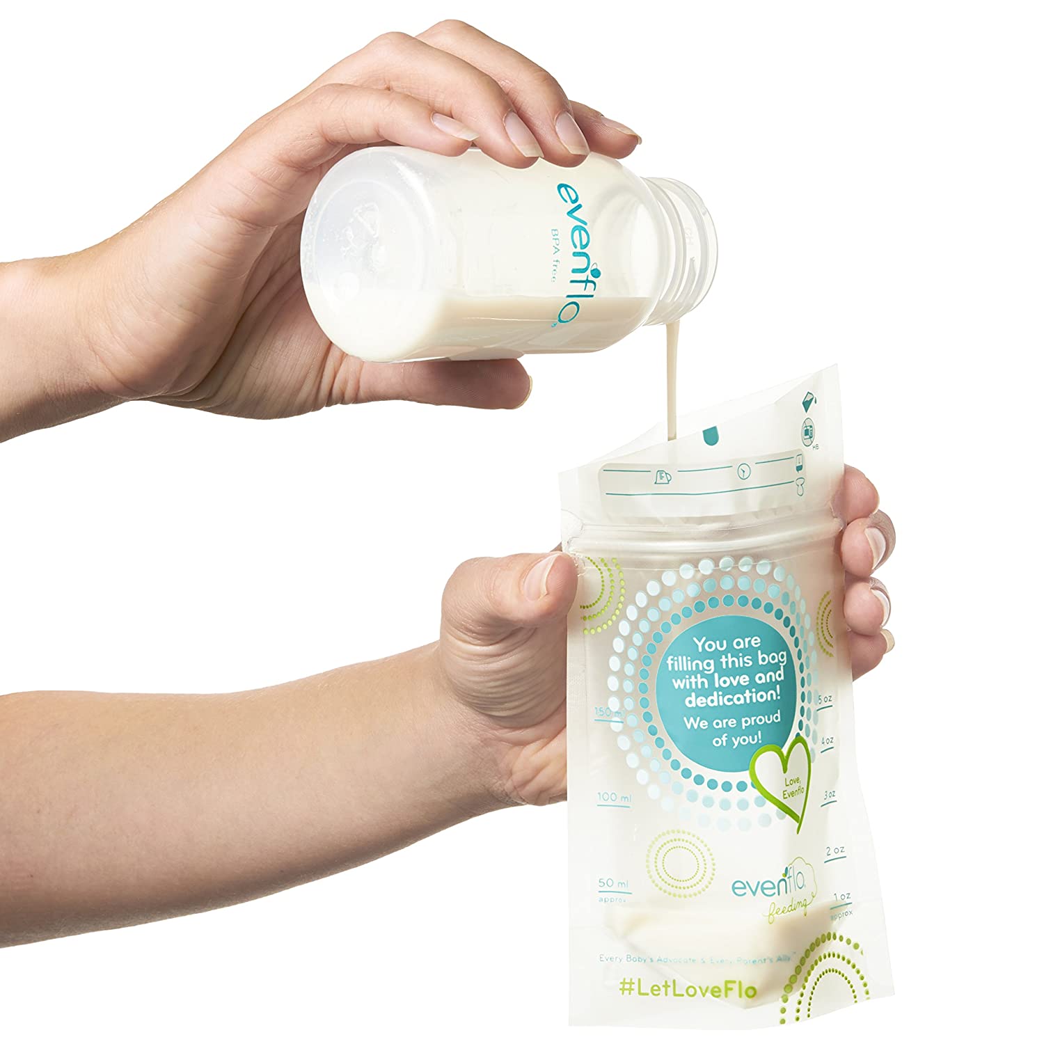 evenflo milk storage bags Evenflo Feeding Advanced Breast Milk Storage Bags