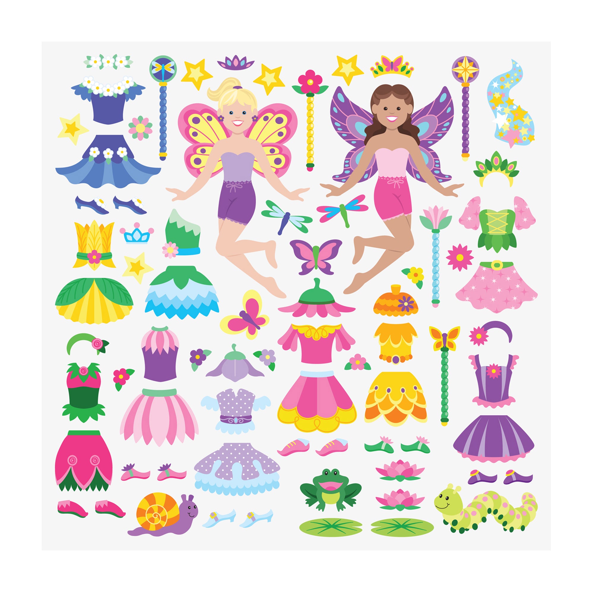 Melissa and Doug Puffy Stickers Play Set: Fairy