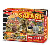 Melissa and Doug Safari Floor Puzzle - 100 Pieces