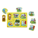 Melissa and Doug Sing-Along Nursery Rhymes Sound Puzzle - Yellow