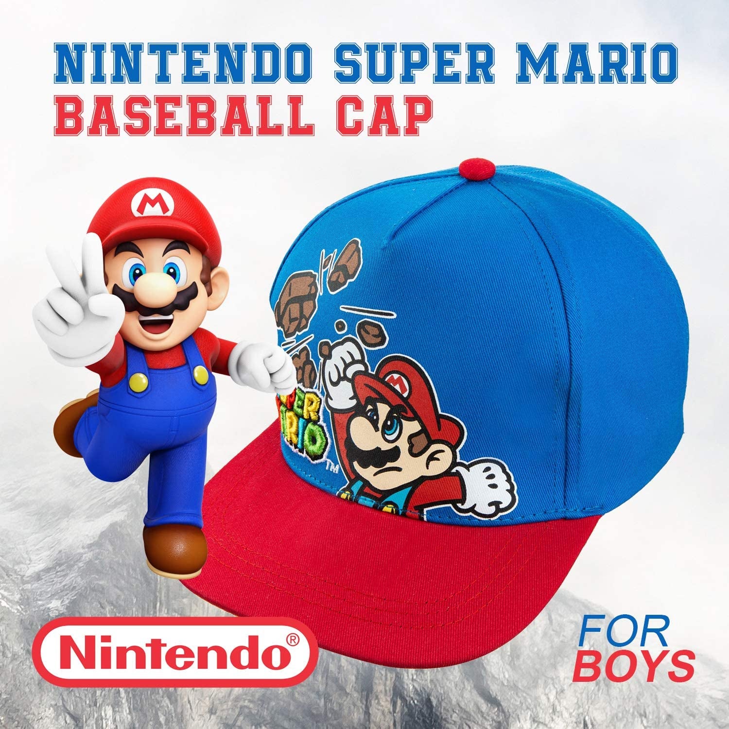 Mario Cap Example Nintendo Super Mario Baseball Cap, 4-7 â S&D Kids
