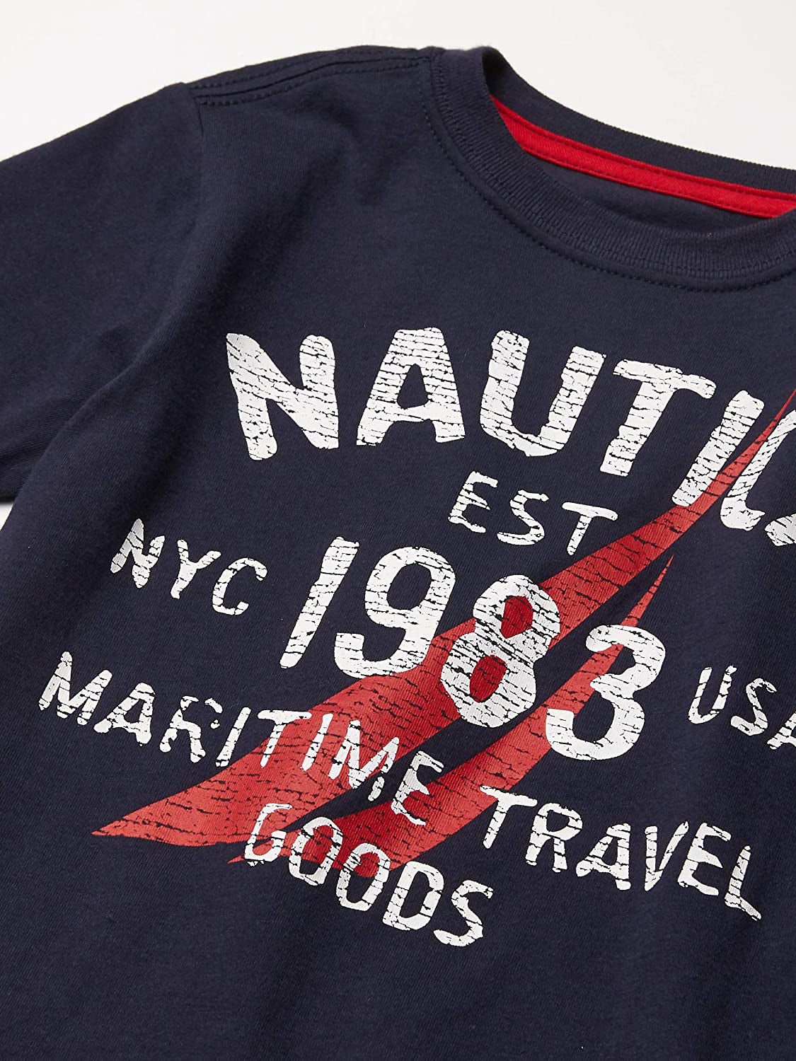 Nautica Boys 8-20 Sail Logo T-Shirt