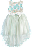 Pink Butterfly Girls 7-16 Embroidered Daisy Tulle Dress