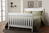 Simmons Kids Slumbertime Madisson Convertible Baby Crib N More, White Ambiance