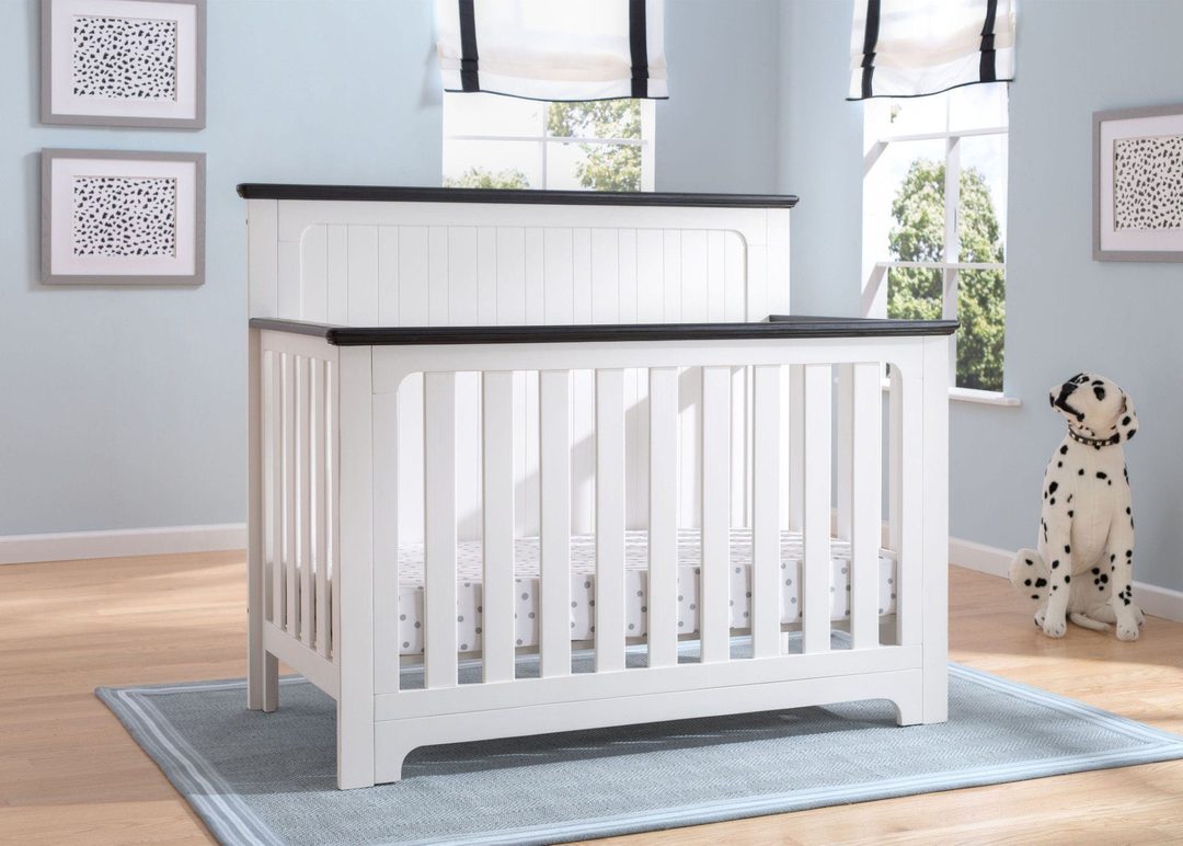 delta children paloma crib Delta Childrens Products Providence 4-in-1 Crib, Bianca with Rustic Eb – S&D Kids