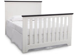 Delta Childrens Products Providence 4-in-1 Crib, Bianca with Rustic Ebony