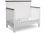 Delta Childrens Products Providence 4-in-1 Crib, Bianca with Rustic Ebony