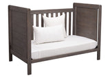 Serta Cali 4-in-1 Convertible Baby Crib, Rustic Grey