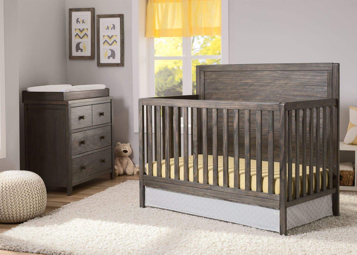 rustic grey crib and dresser Rustic Crib And Dresser