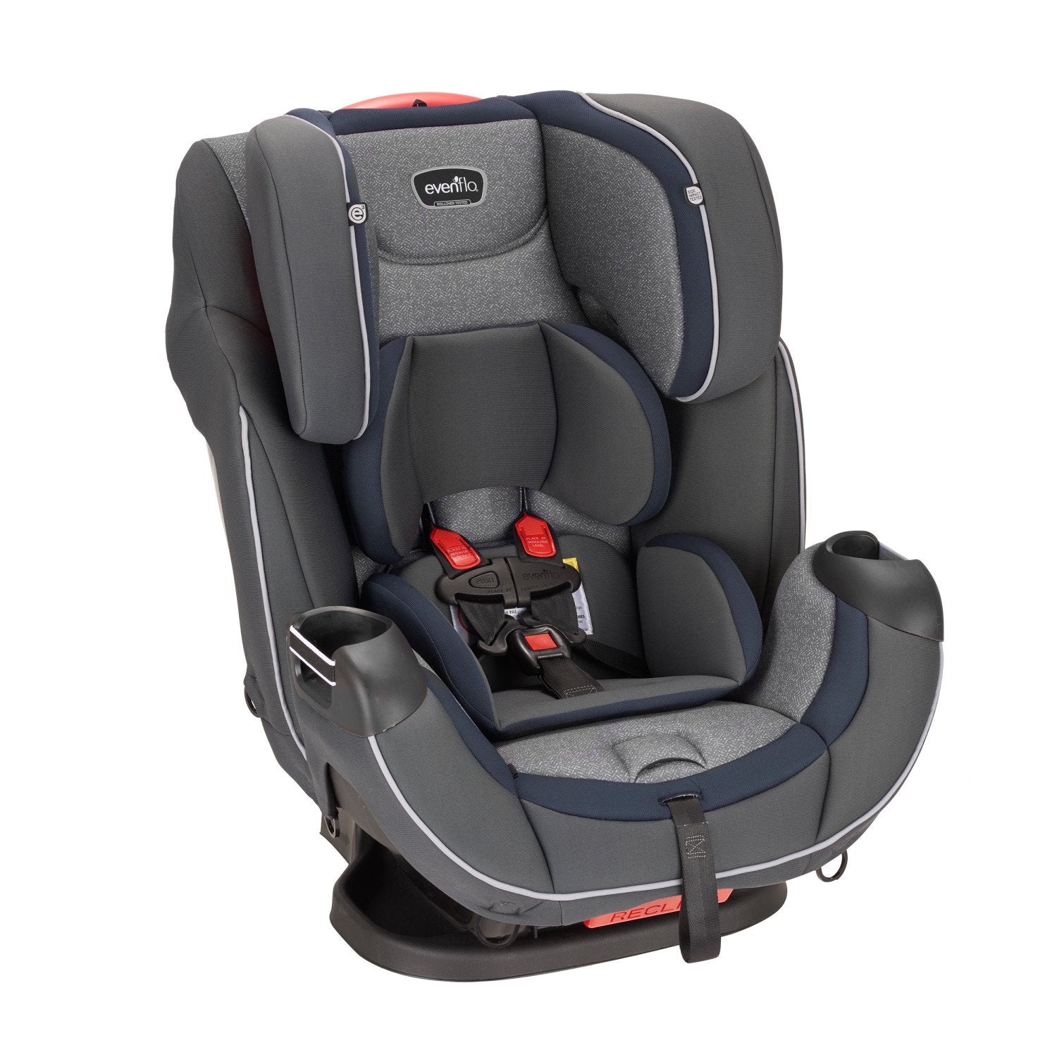 Evenflo Symphony DLX All-in-One Car Seat, Pinnacle Gray