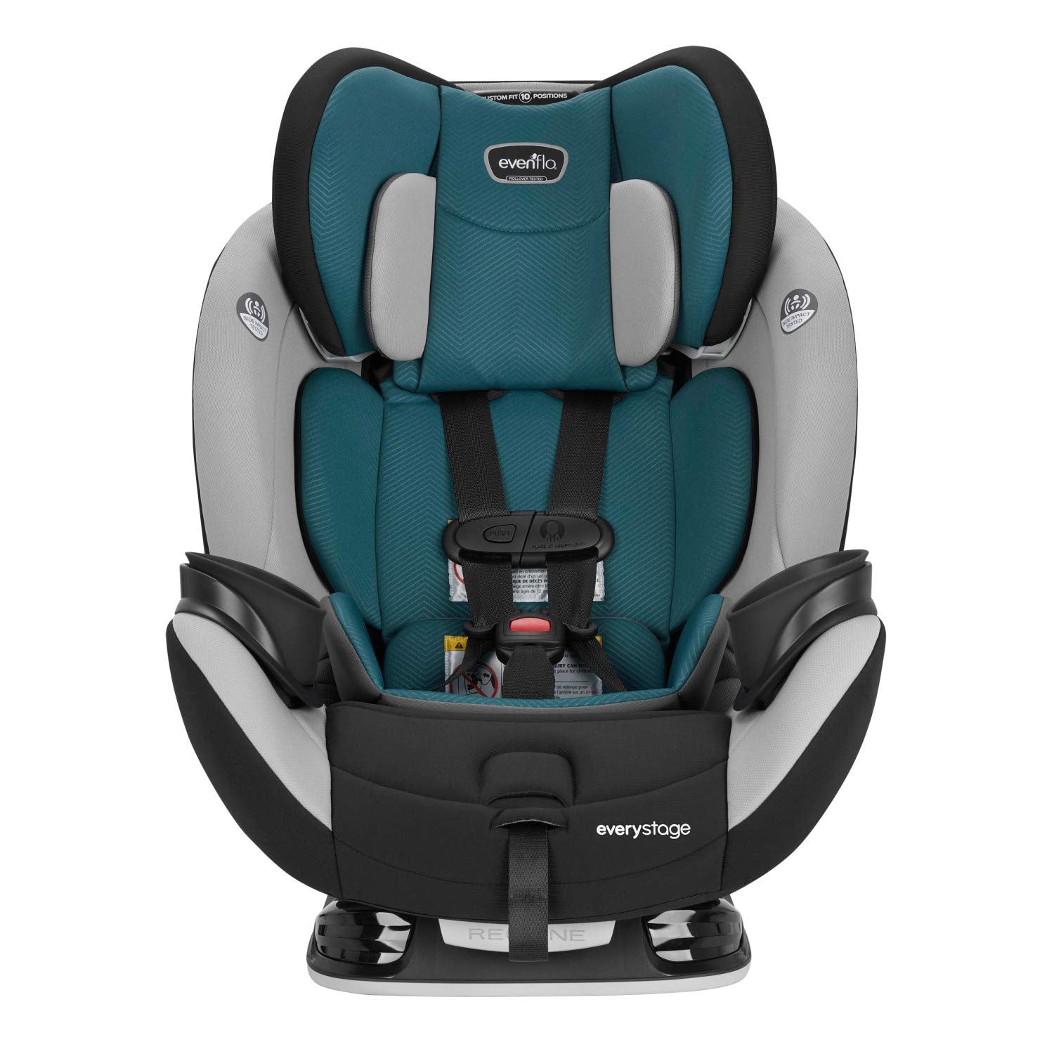 evenflo everystage dlx Evenflo EveryStage LX All-in-One Car Seat, Luna Blue – S&D Kids