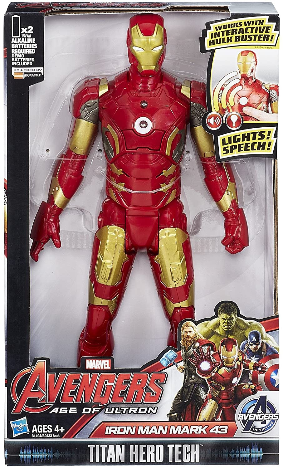 Hasbro Figurine Avengers Iron Man Hulkbuster Titan Hero Marvel 30 cm -  Comparer avec