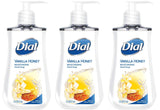 Dial Liquid Hand Soap, Vanilla Honey 7.50 oz (Pack of 6)