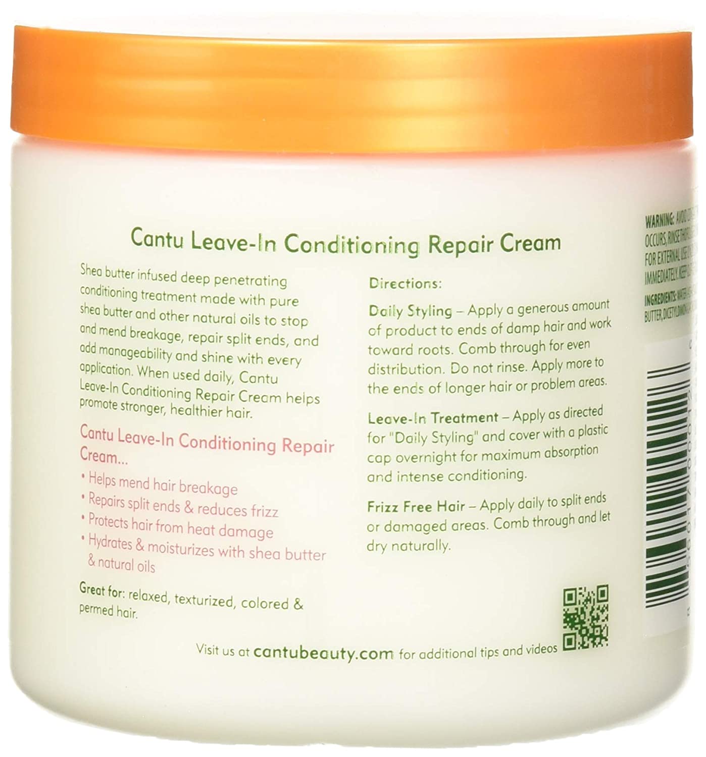 Cantu Leave-in Conditioning Repair Cream, 16 oz