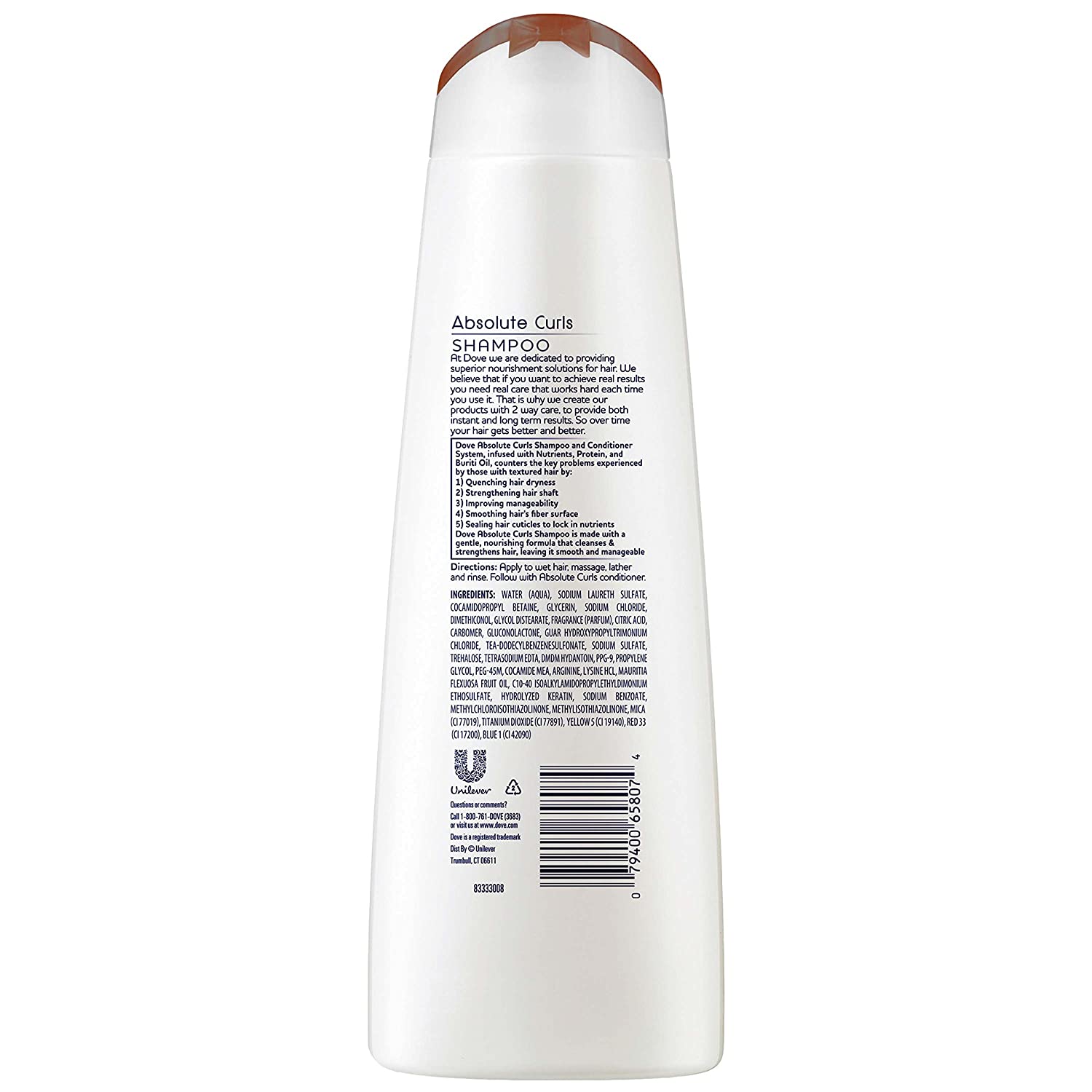 Dove Nutritive Solutions Shampoo, Absolute Curls 12 oz