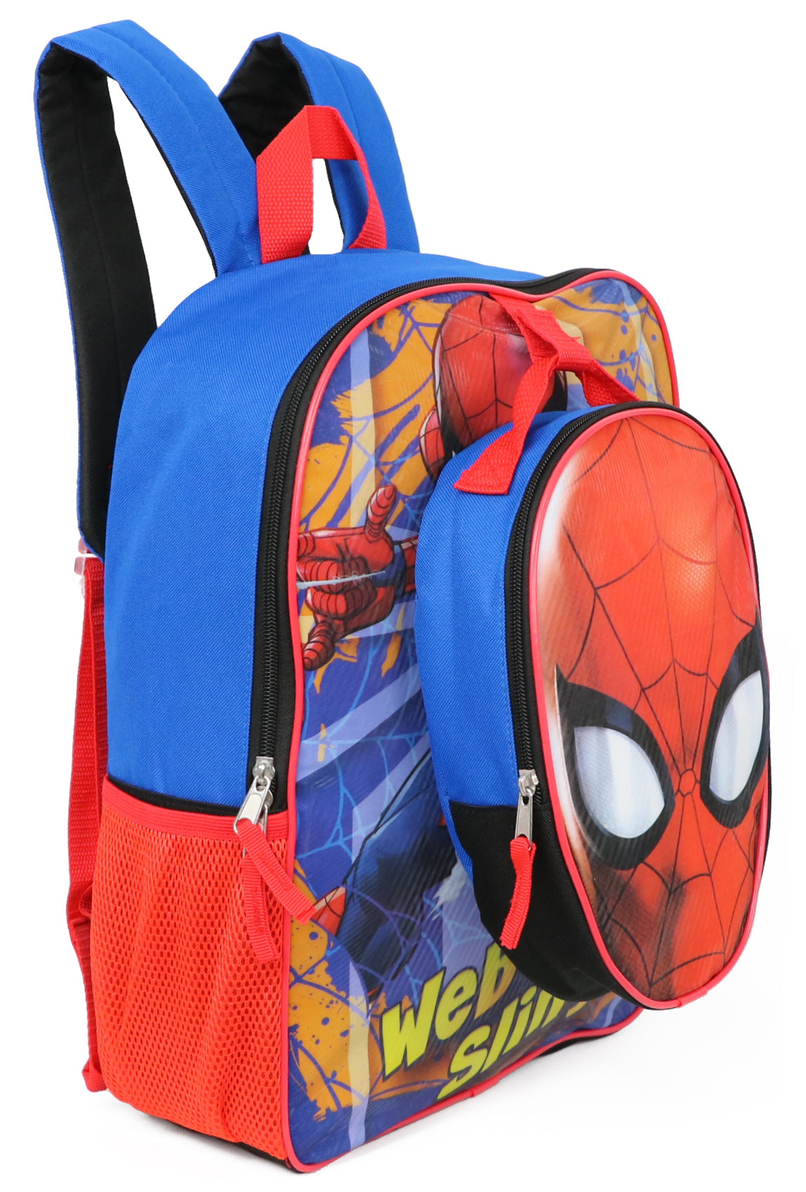 Spider-Man Backpack and Lunch Bag Detachable Insulated 2PC Miles Moral –  Open and Clothing