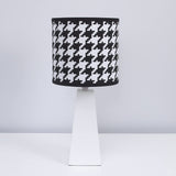 Nojo Lamp and Shade, Black/White