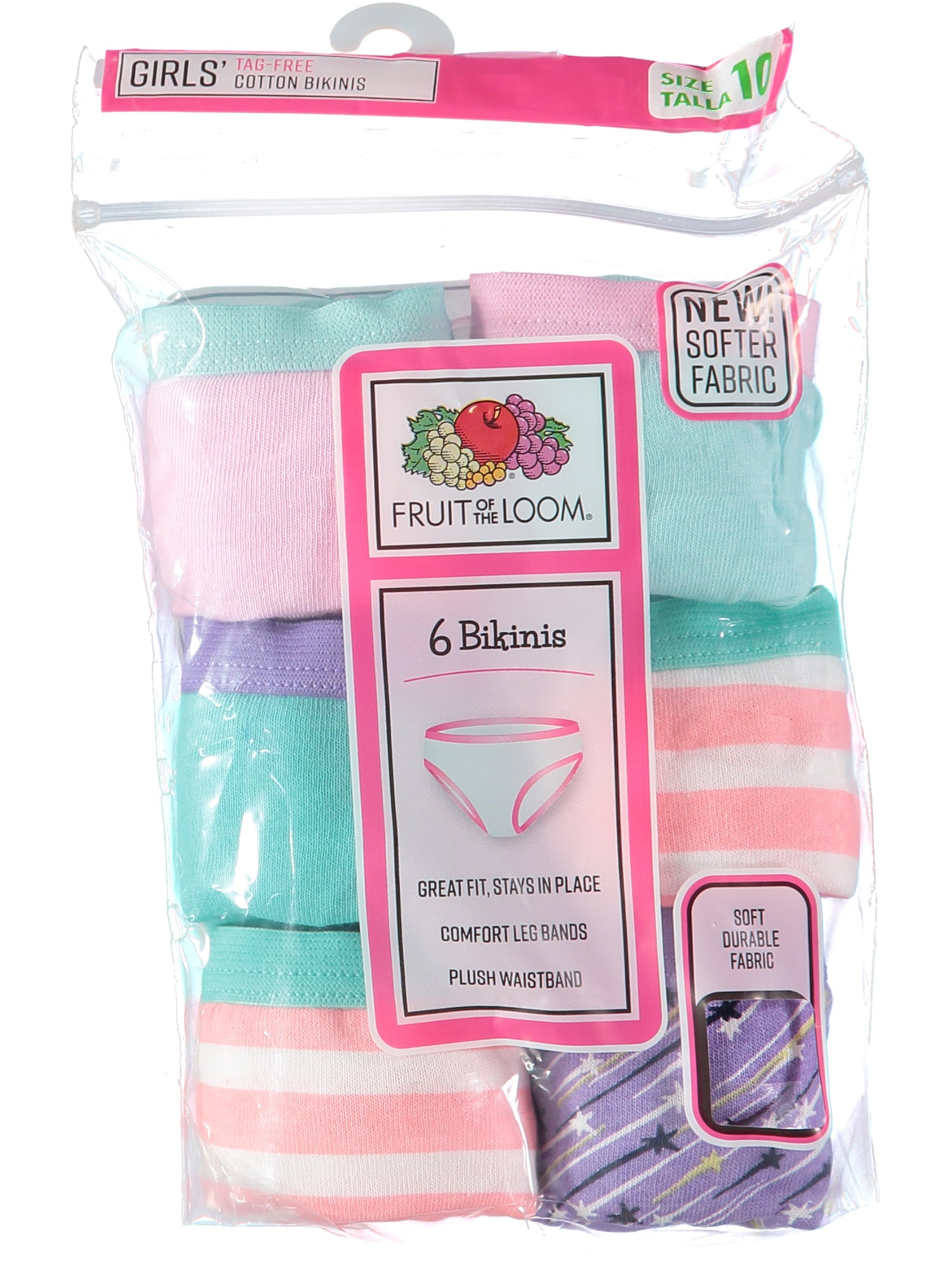 Fruit of The Loom - Ropa interior de microfibra para mujer (variada Fruit of The Loom - Ropa interior de microfibra para mujer (variada