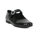 Rachel Shoes Girls 5-10 Velcro Strap Ballerina Flats