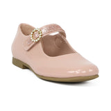 Rachel Shoes Girls 5-10 Velcro Strap Ballerina Flats