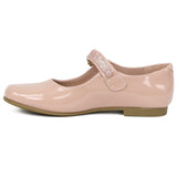 Rachel Shoes Girls 5-10 Velcro Strap Ballerina Flats