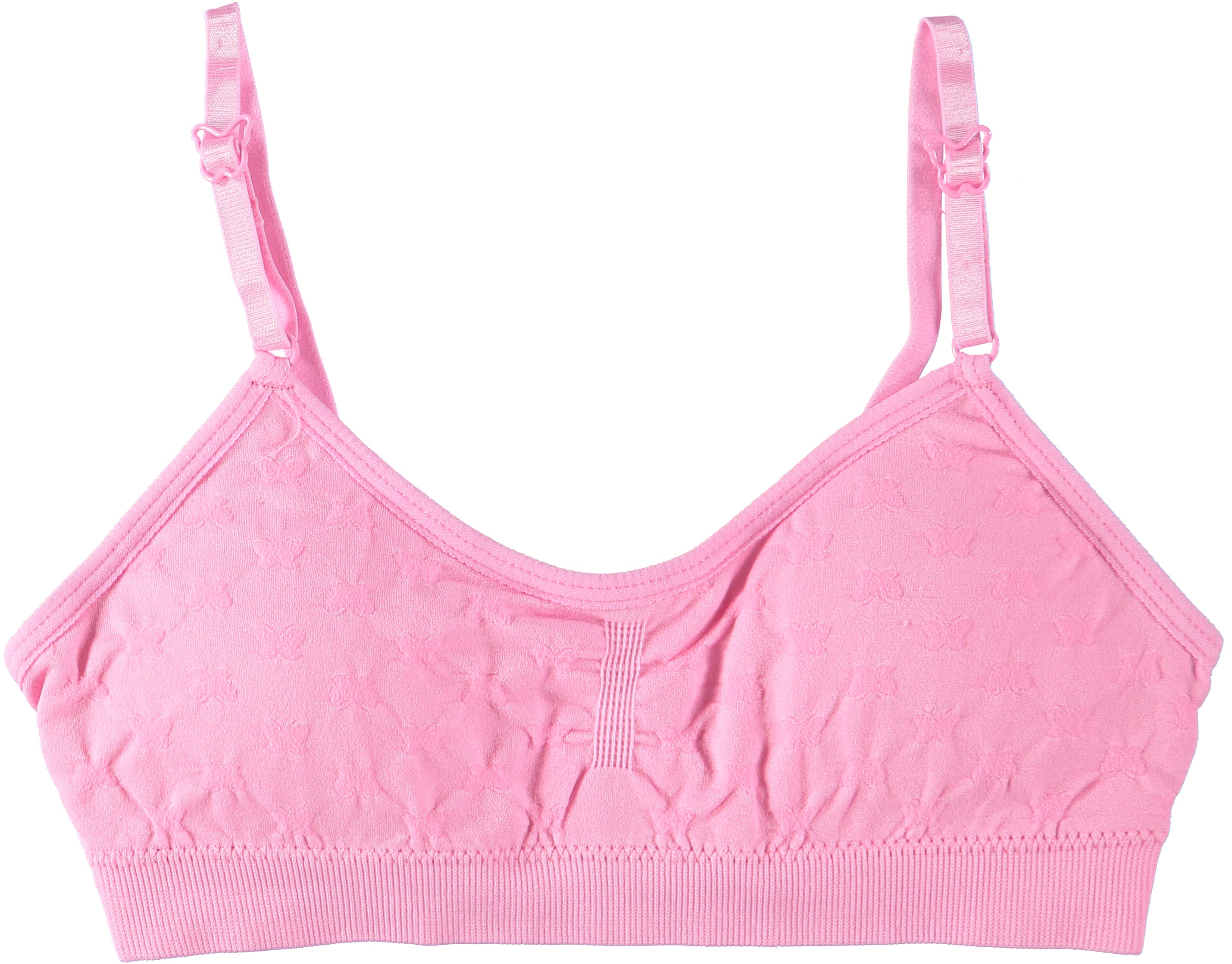 Cyndeelee Girls 7-14 Cotton 10-Pack Bra